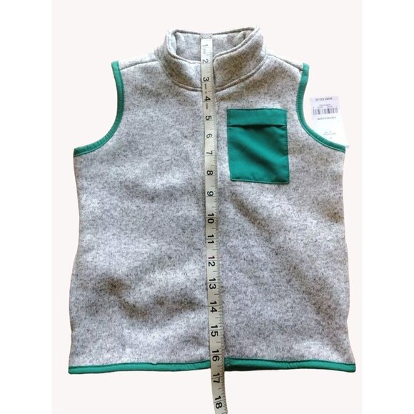 Carters Vest Boys 3t Full Zip Pockets - Picture 2 of 16